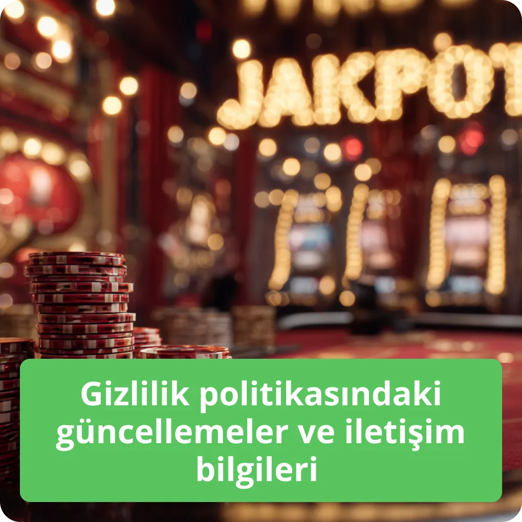 Gizlilik politikasındaki güncellemeler ve iletişim bilgileri